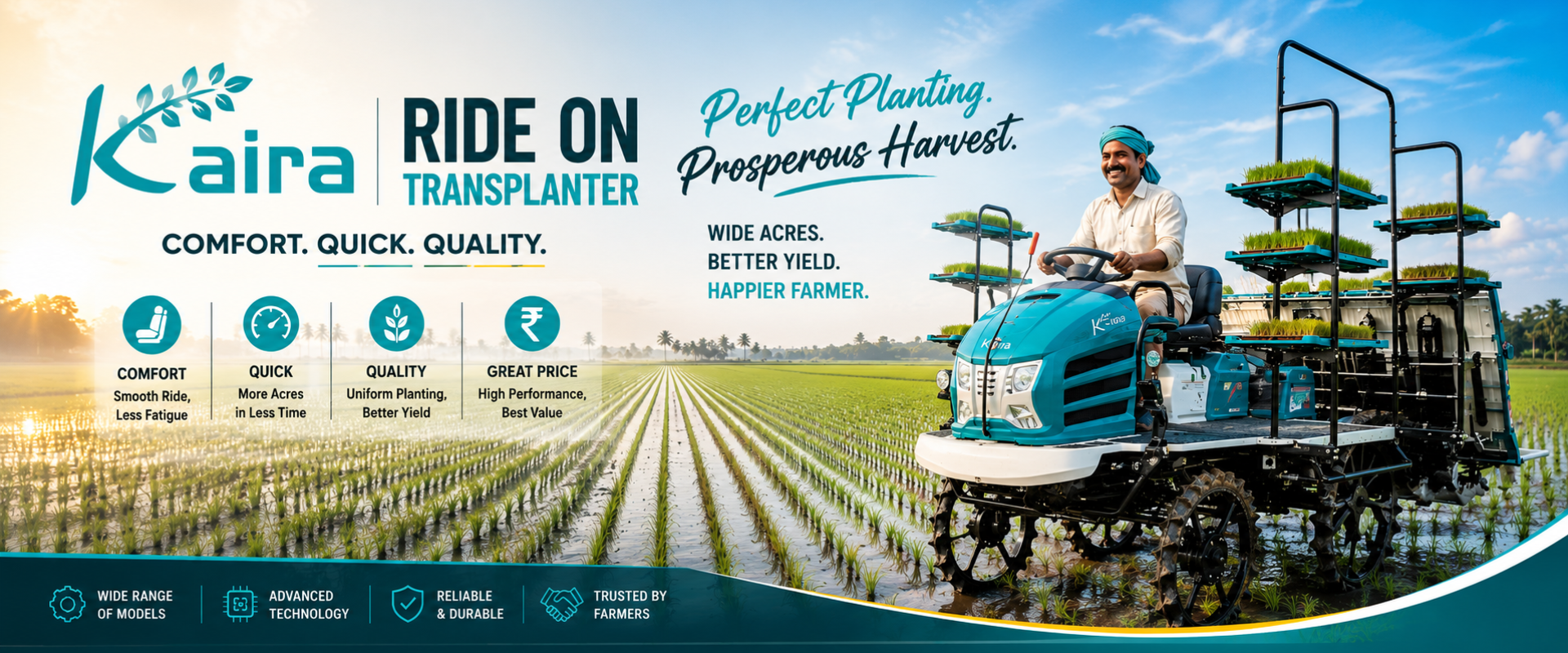 TRANSPLANTER RIDE ON